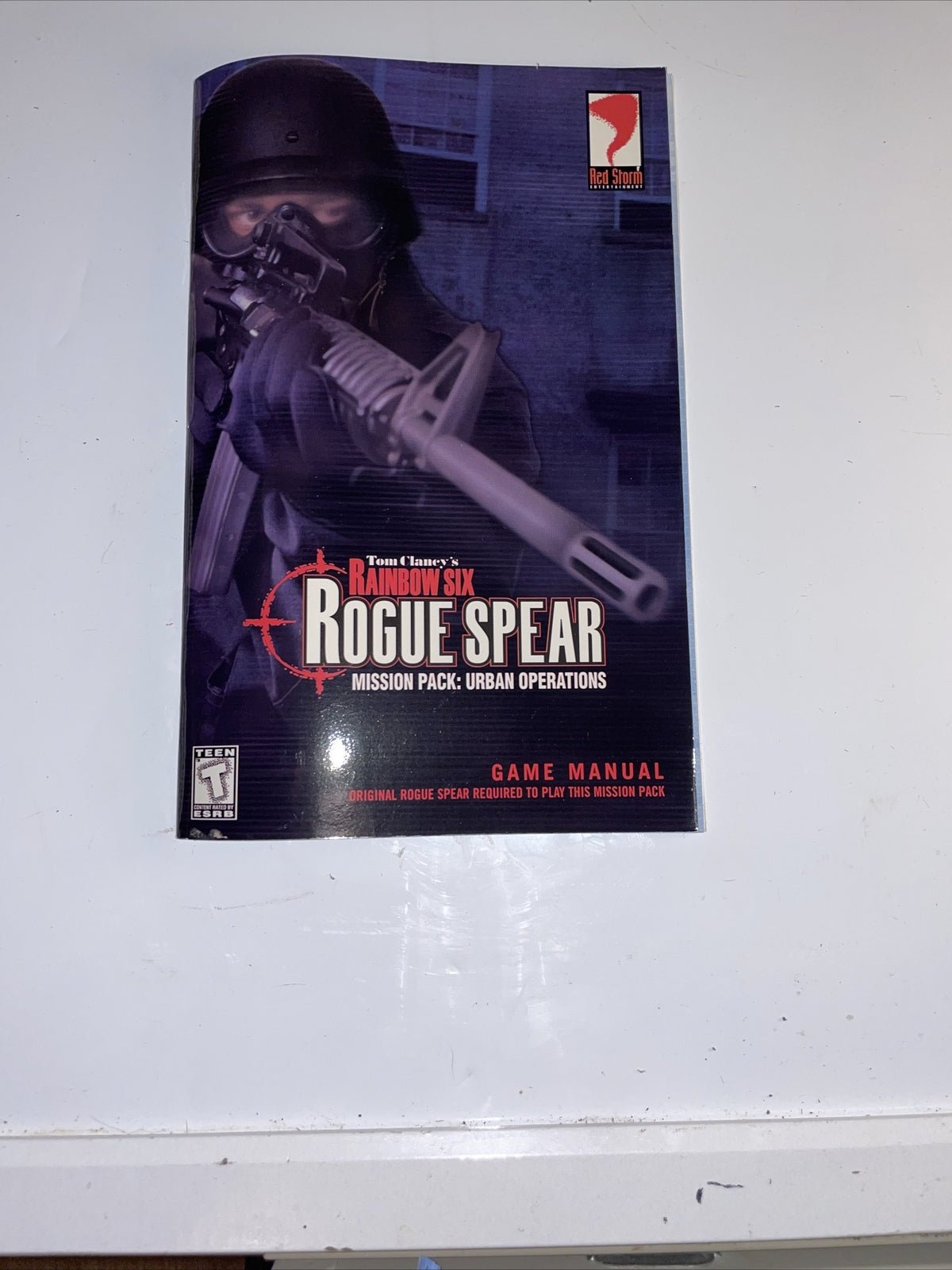 Rainbow Six Rogue Spear PC Mission Pack Urban Operations big box, Cd & Manual - Darktower Media