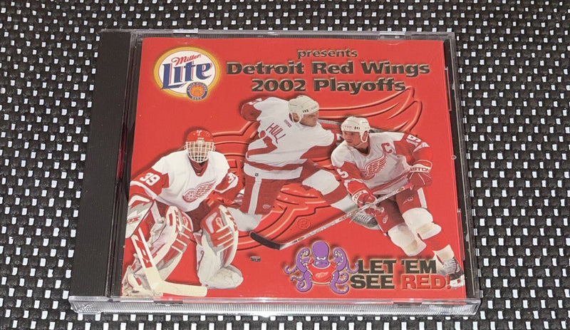 Rare Miller Lite Presents Detroit Red Wings 2002 Playoffs Let Em' See Red CD NHL - Darktower Media
