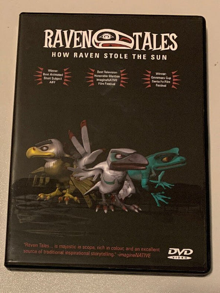 Rare Raven Tales How Raven Stole the Sun DVD Nm - Darktower Media