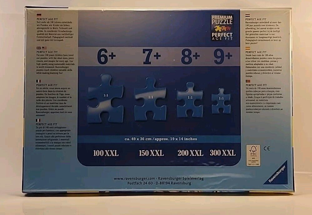 Ravensburger LITTLE MERMAID 100 XXL Piece Puzzle 19 x 14 " 2013 Germany - Darktower Media