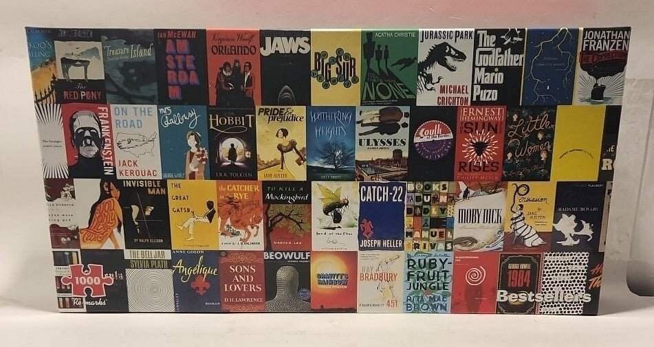 Re - Marks Best Selling Novels Jigsaw Puzzle Bestsellers 1000 Piece Panoramic - Darktower Media