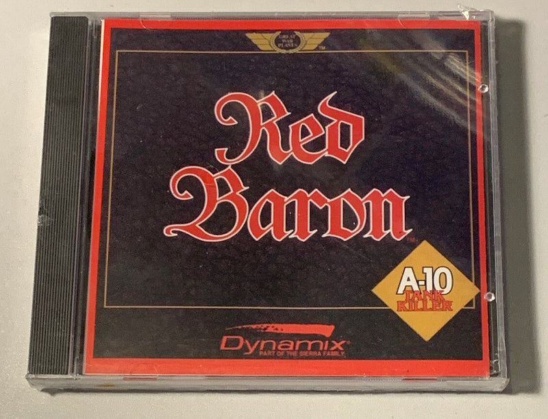 RED BARON A - 10 TANK KILLER PC CD DOS WIN - Sealed - Darktower Media