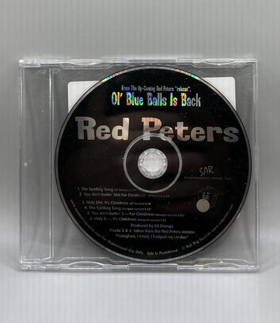 Red Peters - 6 Track Promo CD From OL' Blue Balls is Back RARE DJ copy VG