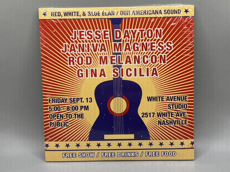 Red, White, & Blue Elan/Our Americana Sound CD RARE Jesse Dayton 0034 r1s1 - Darktower Media