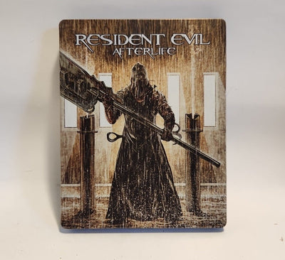 Resident Evil Afterlife (Blu-ray, 2010) Best Buy Steelbook EUC with insert