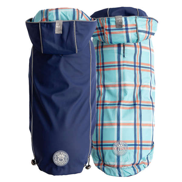 Reversible Elasto - Fit Raincoat - Navy - Darktower Media