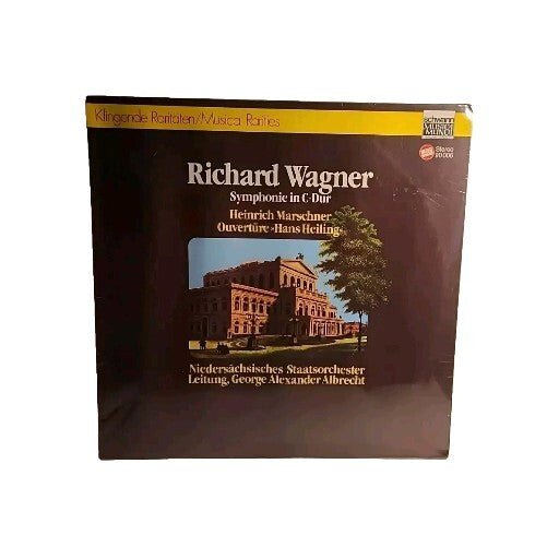 RICHARD WAGNER SYMPHONIE IN C DUR, Heinrich Marschner Germany Schwann Sealed r63 - Darktower Media