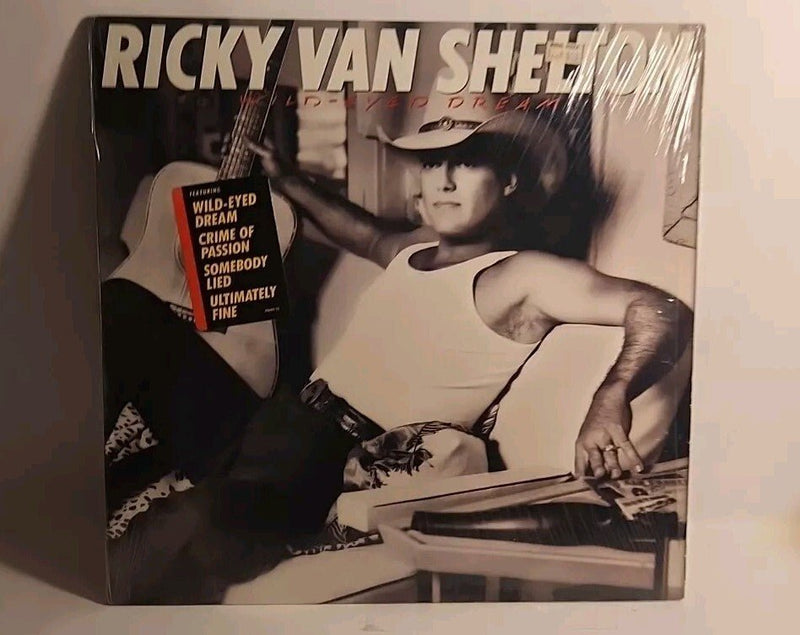 RICKY VAN SHELTON LP Wild - Eyed Dream - Columbia B6C - 40602 NM/NM Open Shrink r65 - Darktower Media