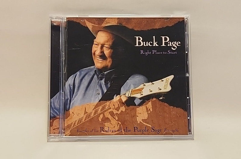 Right Place To Start by Buck Page CD 2005 RPS Records - Darktower Media