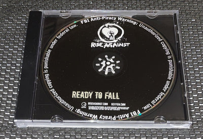 Rise Against Ready to Fall Single Promo CD Geffen Records Hardcore Punk 2006