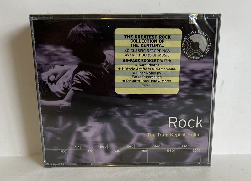 Rock: Train Kept a Rollin' by Various (CD, 1999, 2 Discs Sony USA) 0017 r1s1 - Darktower Media