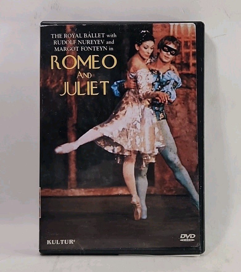 ROMEO AND JULIET - Royal Ballet DVD w/insert - R. Nureyev, M. Fonteyn USA 5087 - Darktower Media