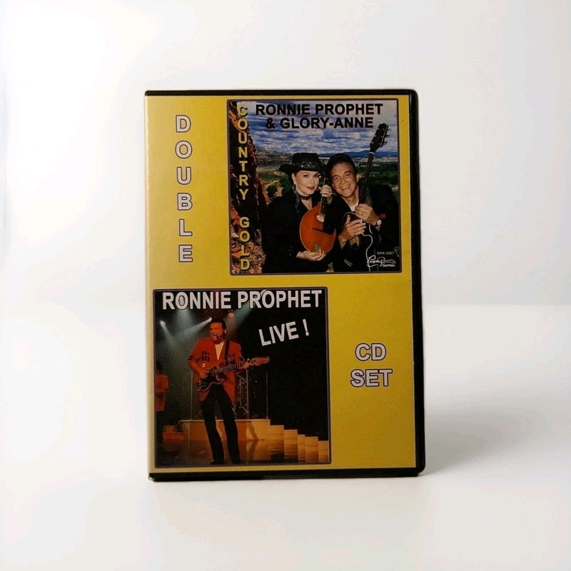 Ronnie Prophet Double CD Set - Country Gold /Live! (CD, 2004) w1s5 3401 - Darktower Media