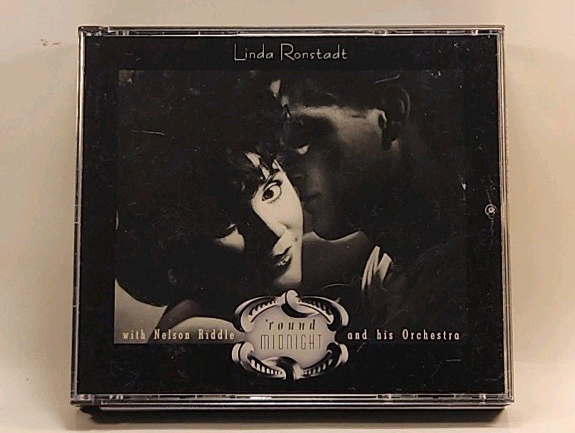 'Round Midnight - Linda Ronstadt 2 CDs 32 Tracks 1986 Nelson Riddle USA w1s2 1985 - Darktower Media
