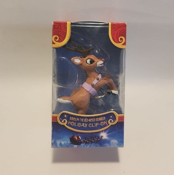 Rudolph the Red Nosed Reindeer Young Buck Rudolph Holiday Ornament Clip - On NIB - Darktower Media