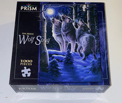 R.W Hedge Wolf Song Prism 1000 Piece Jigsaw Puzzle NEW Sealed