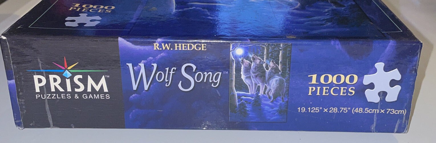 R.W Hedge Wolf Song Prism 1000 Piece Jigsaw Puzzle NEW Sealed - Darktower Media