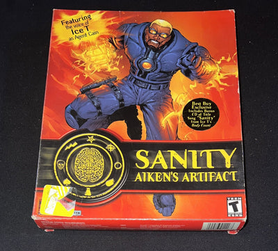 Sanity Aiken's Artifact Big Box PC Game Ice T Body Count  Best Buy Excl Bonus Cd