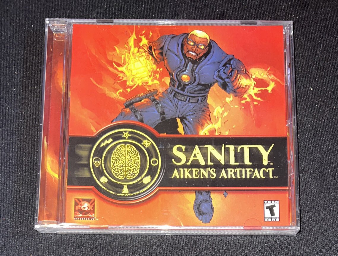 Sanity Aiken's Artifact Big Box PC Game Ice T Body Count Best Buy Excl Bonus Cd - Darktower Media