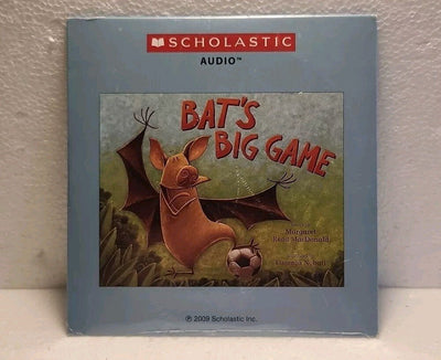 Scholastic Audio Bat’s Big Game CD Margaret Read MacDonald Eugenia Nobati NEW