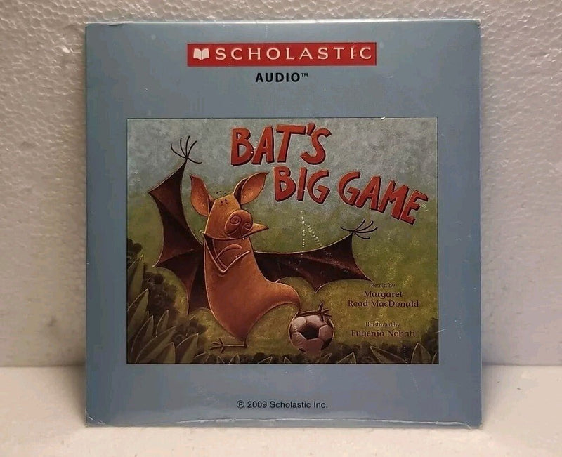 Scholastic Audio Bat’s Big Game CD Margaret Read MacDonald Eugenia Nobati NEW - Darktower Media