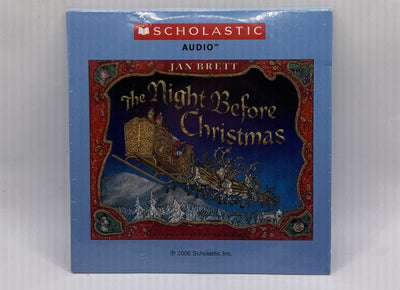 Scholastic Audio: Jan Brett, The Night Before Christmas. 2006. RARE USA