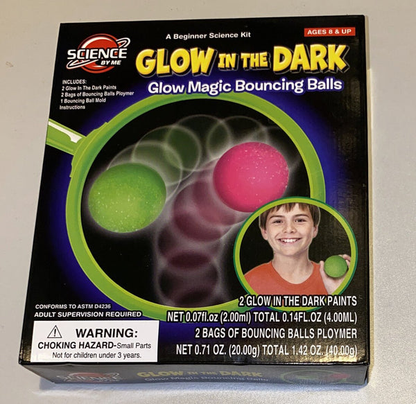 Science By Me, Make / Paint your own Glow In The Dark Magic Bouncing Balls - Darktower Media