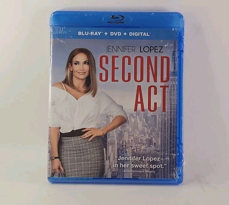 Second Act (Blu - ray/DVD Combo Pk 2018) Jennifer Lopez USA w1 4258 - Darktower Media