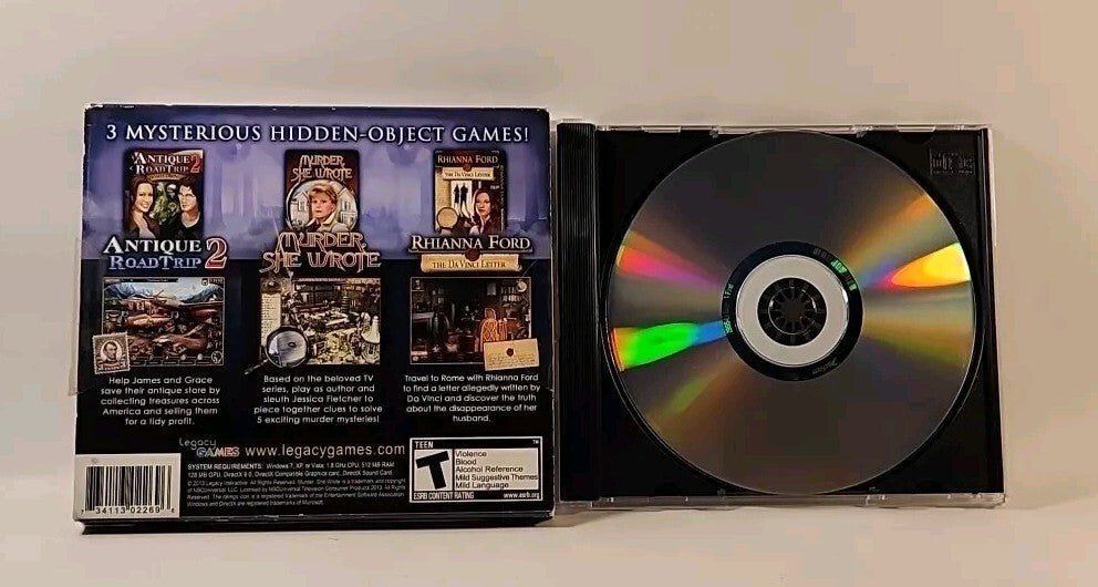 Seek And Find Mysteries 2 (PC, Legacy Interactive 2013 ) with slipcover - Darktower Media