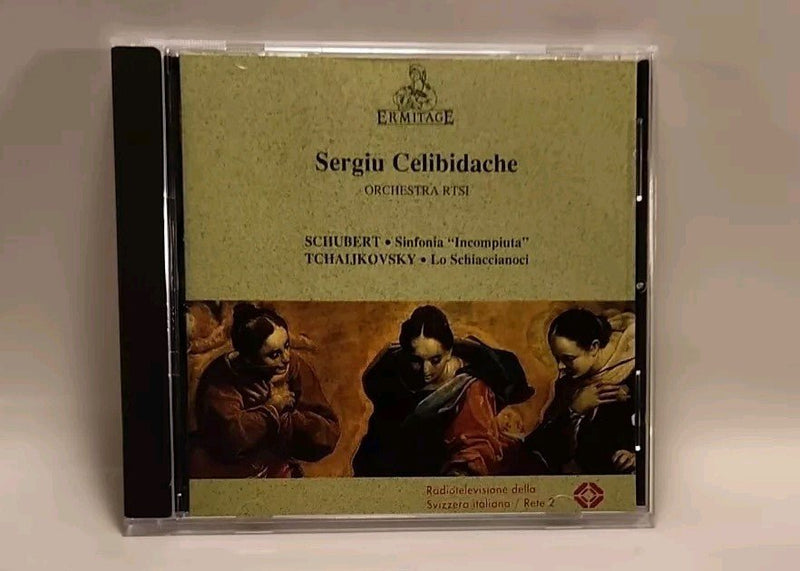 SERGIU CELIBIDACHE - SCHUBERT Symphony 8 TCHAIKOVSKY Live - ERMITAGE CD r1s6 725 - Darktower Media