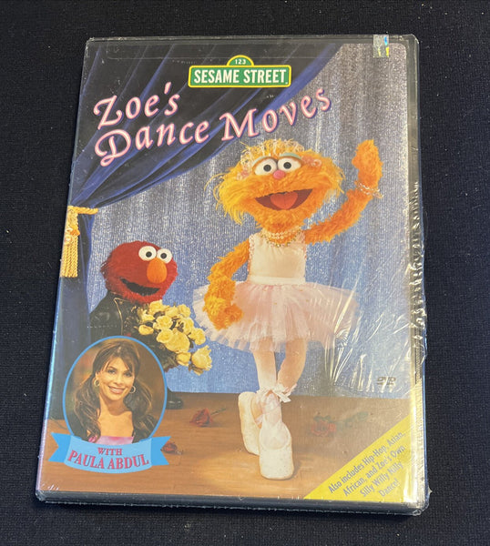 Sesame Street - Zoes Dance Moves (DVD, 2003) - Paula Abdul - New Sealed USA Sony - Darktower Media
