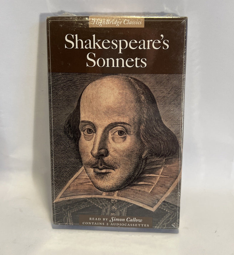 Shakespeare's Sonnets by William Shakespeare (1996, Audio Cassette, Abridged) - Darktower Media