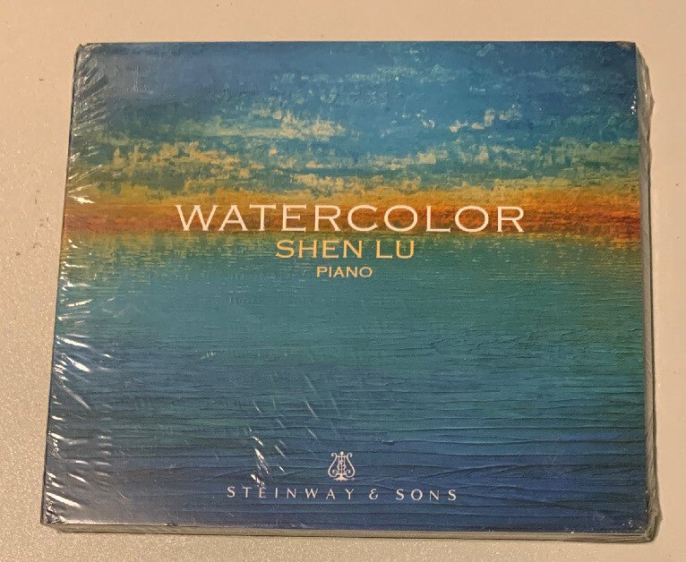 Shen Lu: Watercolor CD NEW Piano 2015 Steinway USA 231 - 240 r1s2 - Darktower Media
