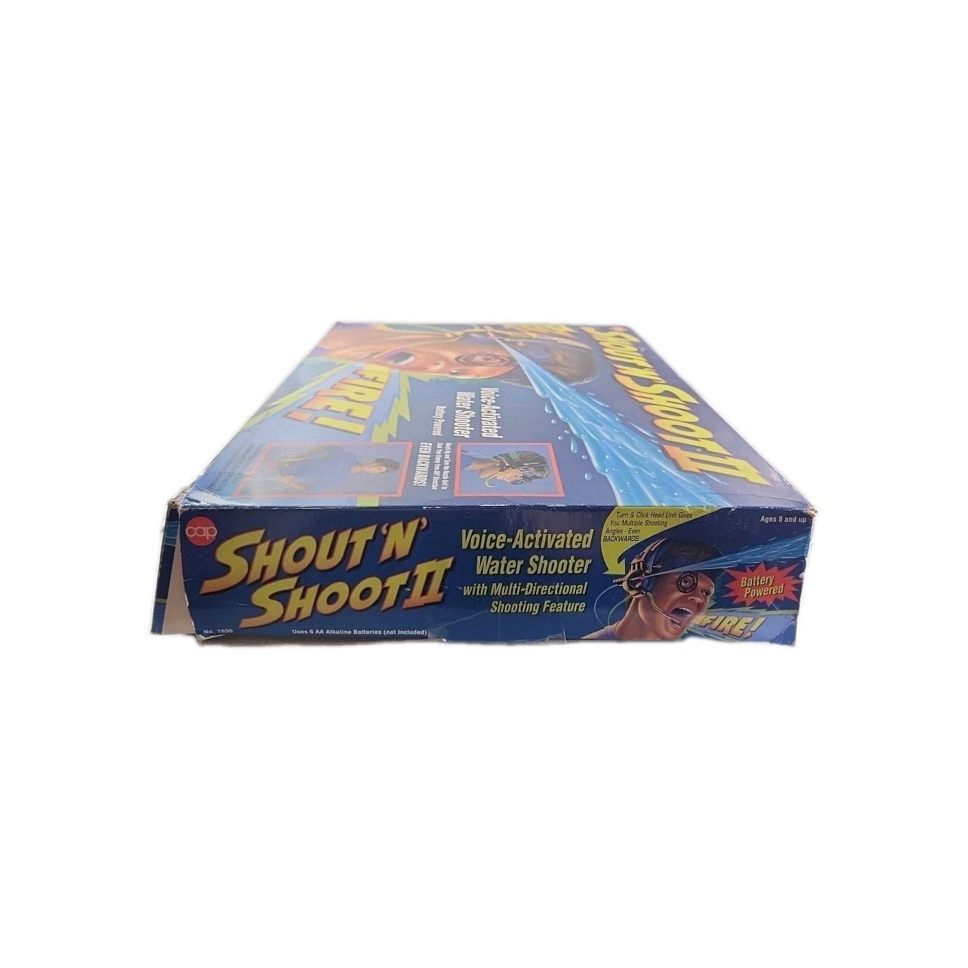 Shout 'N Shoot Water Gun VOICE CONTROLLED '93 vtg CAP Toys EUC T300 - Darktower Media