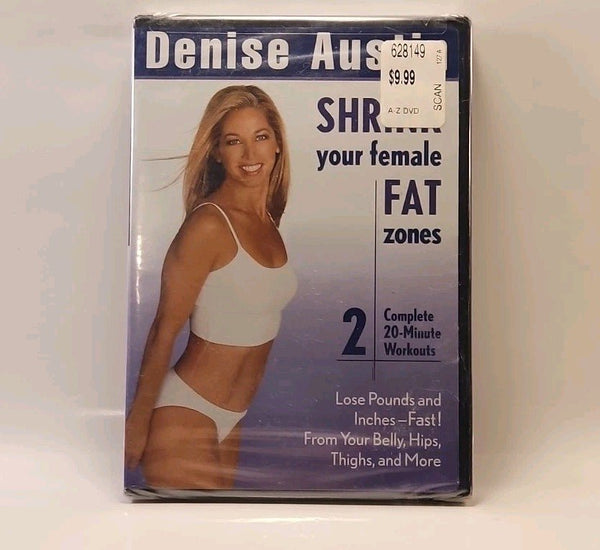 Shrink Your Female Fat Zones (DVD, 2003) NEW Denise Austin r1s10 1165 - Darktower Media
