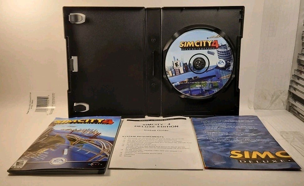 Sim City 4 Deluxe Edition PC - 2 CD - ROM Complete with manual/code w1s3 3020 - Darktower Media