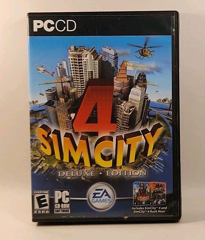 Sim City 4 Deluxe Edition PC - 2 CD - ROM Complete with manual/code w1s3 3020 - Darktower Media