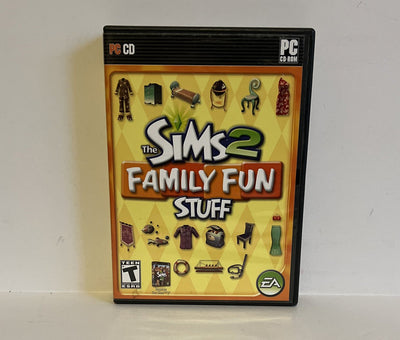 Sims 2: Family Fun Stuff (PC, 2006) CD-ROM Complete with Manual/Code NM w1s33022