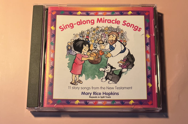 Sing Along Miracle Songs CD Mary Rice Hopkins 11 New Testament Story Songs Nm US - Darktower Media