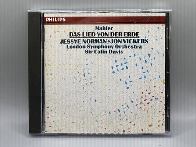 Sir Colin Davis - Mahler Das Lied Von Der Erde CD Philips W. Germany NM