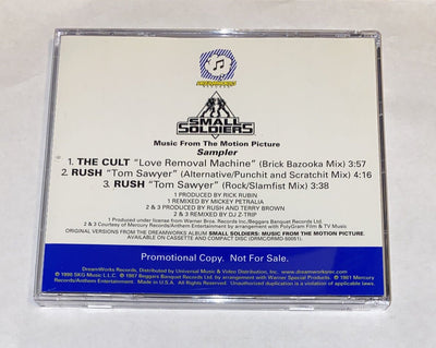 Small Soldiers Music From The Motion Picture Sampler 3 Track Promo  CD RUSH