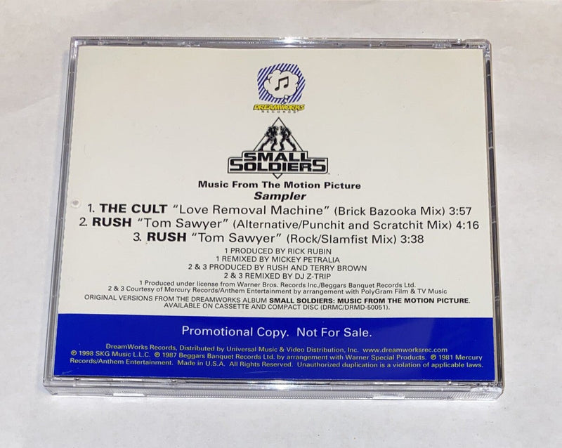 Small Soldiers Music From The Motion Picture Sampler 3 Track Promo CD RUSH - Darktower Media