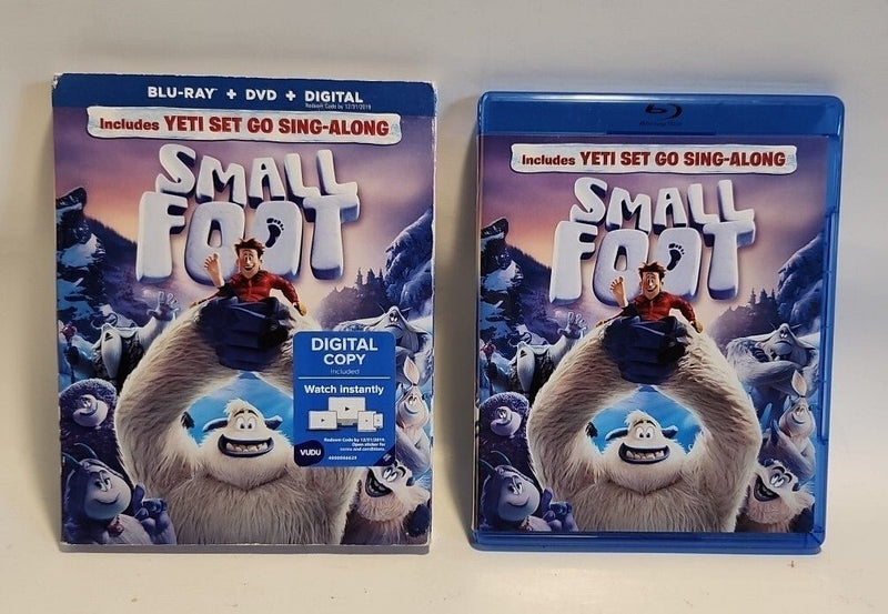 Smallfoot: Includes Yeti Set Go Sing - Along (Blu - ray, DVD, Digital) Warner USA - Darktower Media