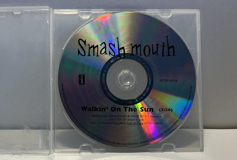 SMASHMOUTH - WALKIN' ON THE SUN 1997 US PROMO CD INTERSCOPE INT5P - 6214 CD Only - Darktower Media