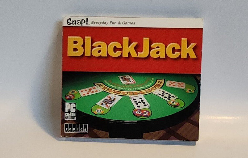 Snap! Blackjack (PC, 2003) Topics Entertainment USA with sleeve - Darktower Media