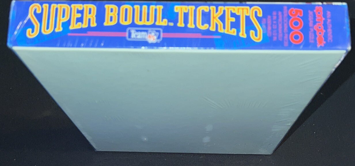 Springbok 500 Piece Football Puzzle NFL "Super Bowl Tickets" EUC Vintage 1995 - Darktower Media