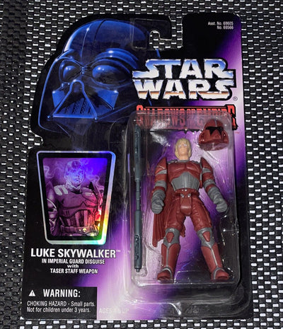 STAR WARS Shadows Of Empire (1996) -- Luke Skywalker Imperial AF -- On Card