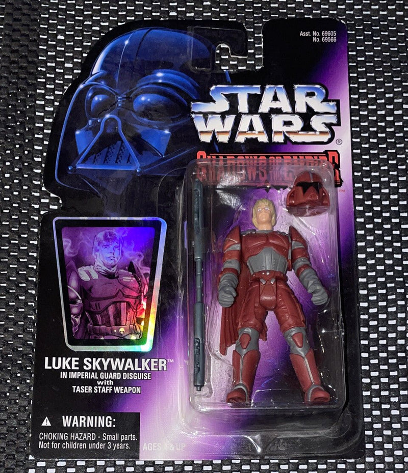 STAR WARS Shadows Of Empire (1996) - Luke Skywalker Imperial AF - On Card - Darktower Media