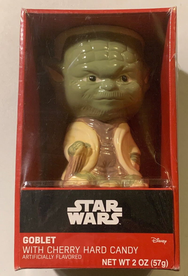 STAR WARS YODA GOBLET WITH CHERRY HARD CANDY SEALED IN BOX 2016 - Darktower Media