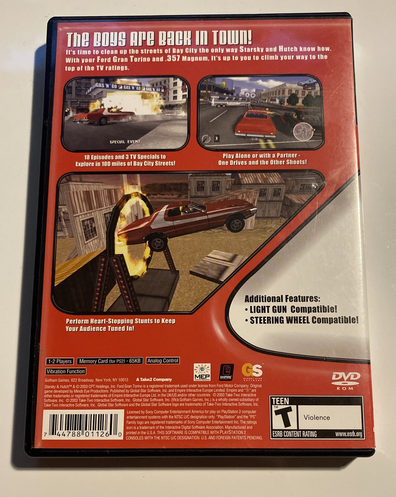 Starsky & Hutch (Sony PlayStation 2, 2003) Complete Tested r1s7 0781 - Darktower Media